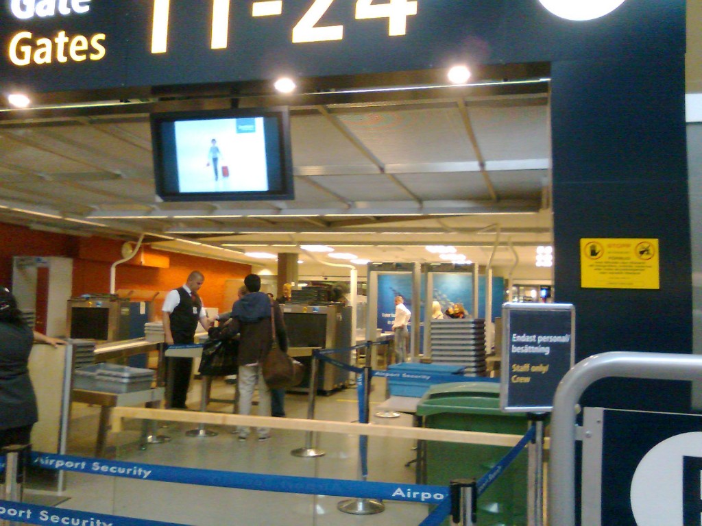 Une fois passée la sécurité